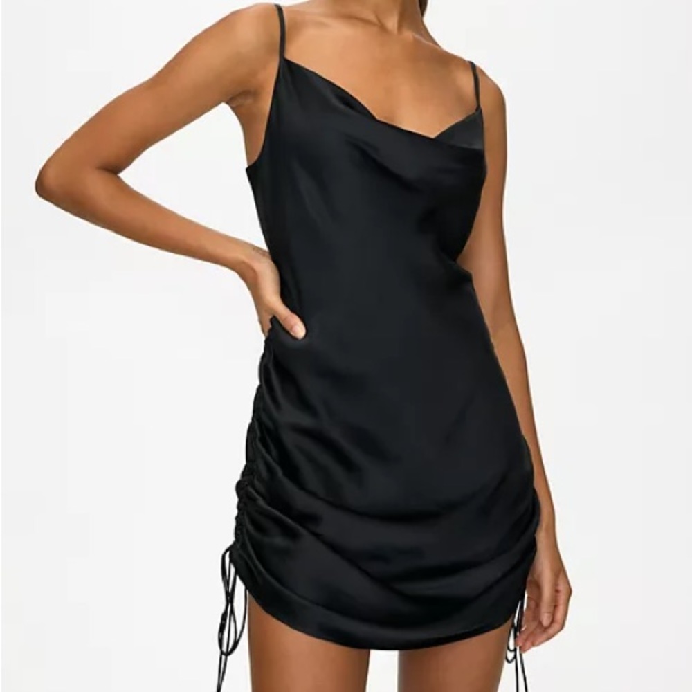 Aritzia ruched slip